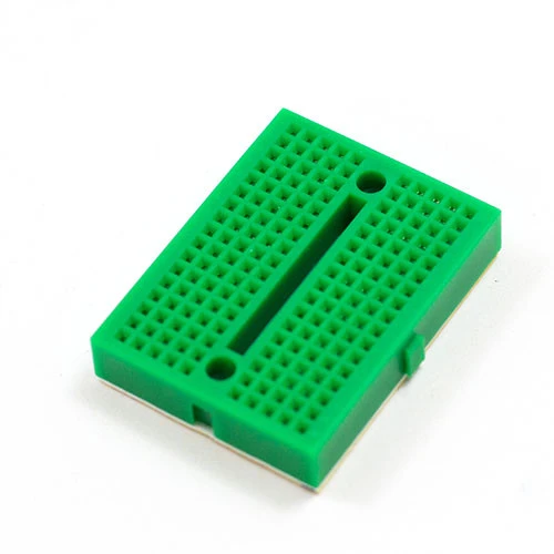Yeşil Mini Breadboard-170-Yapışkanlı