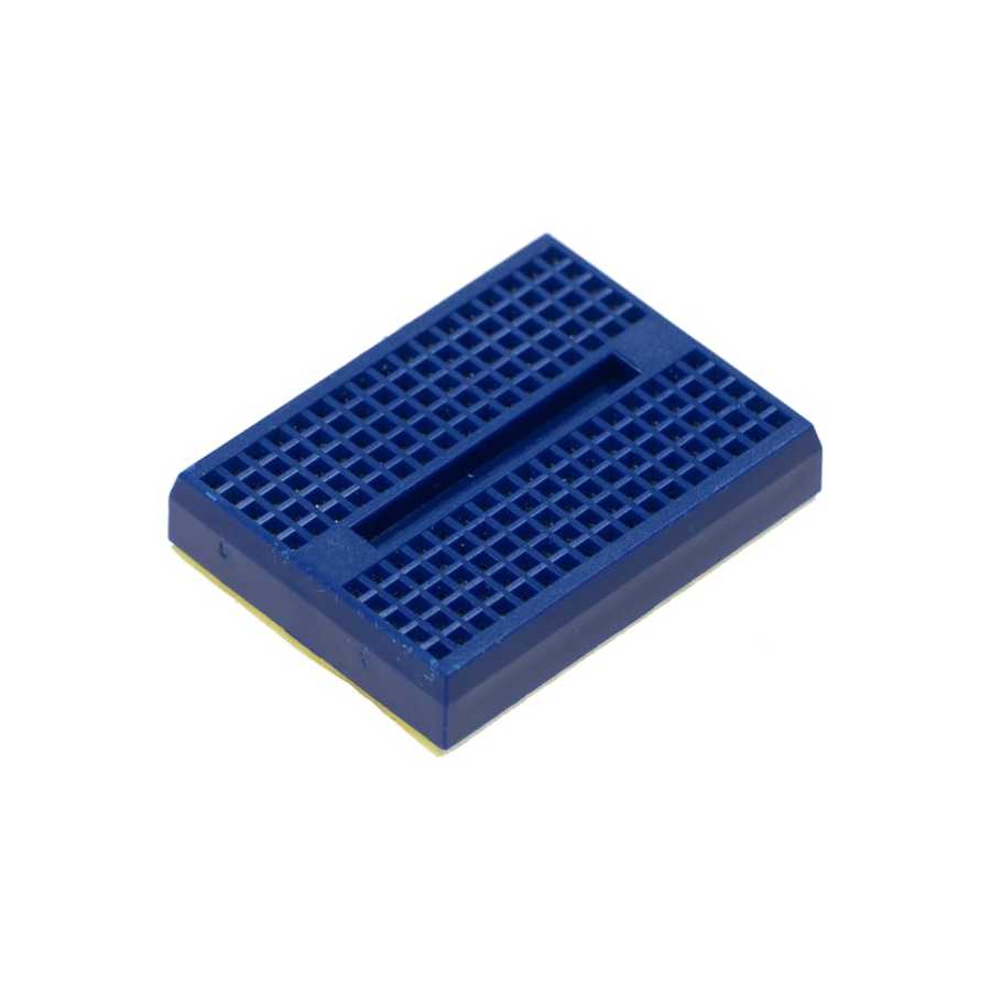 Mavi Mini Breadboard-170-Yapışkanlı