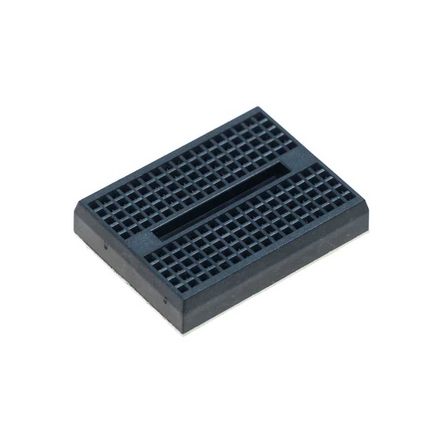 Siyah Mini Breadboard-170-Yapışkanlı
